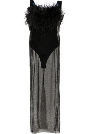 LOULOU Abito lungo con strass