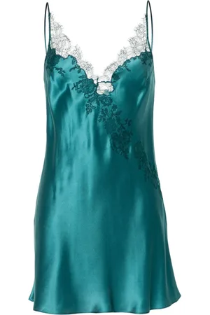 CARINE GILSON Sottoveste in seta con scollo a V