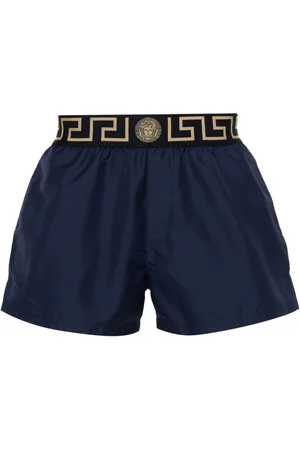 VERSACE Costume da bagno con bordo Greca
