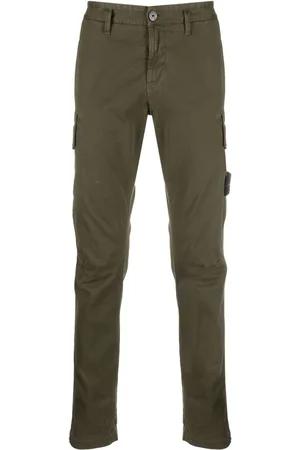 Stone Island Cargo affusolati con applicazione Compass