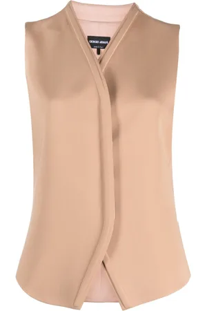 Giorgio Armani Gilet con chiusura nascosta