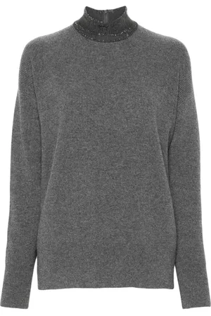 Brunello Cucinelli Maglione con perline