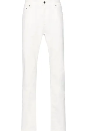 Etro Jeans dritti con motivo jacquard