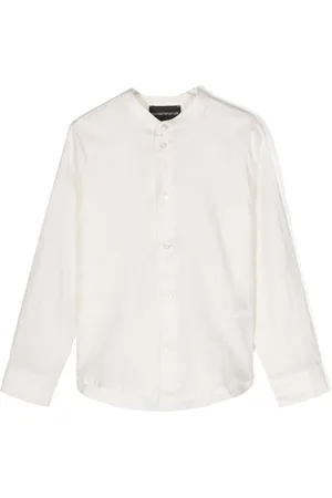 Emporio Armani Camicia con logo jacquard