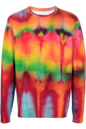 Aztech Maglione con fantasia tie dye