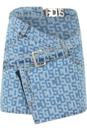 GCDS Gonna denim con monogramma