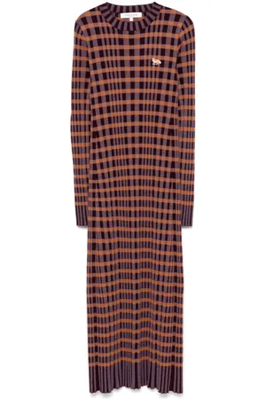 Maison Kitsuné Abito midi a quadri
