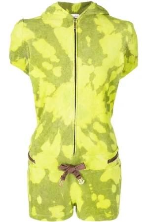 Stain Shade Tuta corta con fantasia tie dye