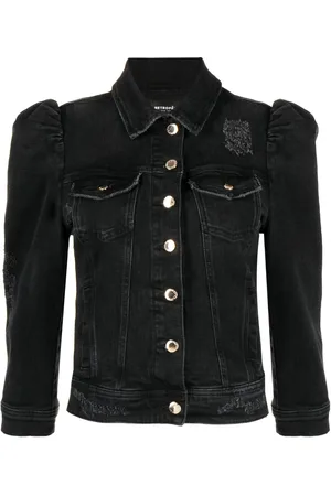 Retrofete Giacca denim Ada con maniche a palloncino