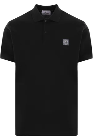 Stone Island Polo con applicazione Compass