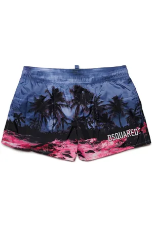 Dsquared2 Costume da bagno con stampa palm tree