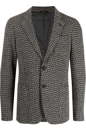 Giorgio Armani Blazer monopetto in pied-de-poule