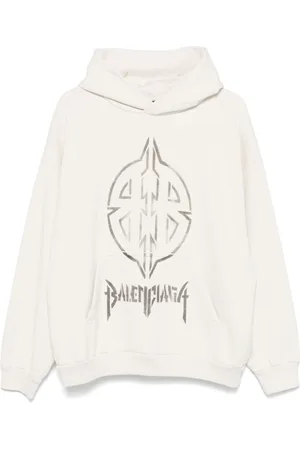 Balenciaga Felpa Metal BB con cappuccio