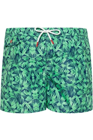 Kiton Costume da bagno con stampa grafica