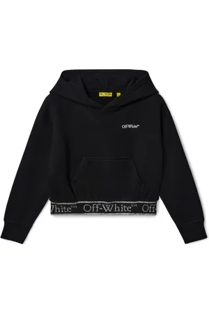 OFF-WHITE Felpa Bookish Logo Band crop