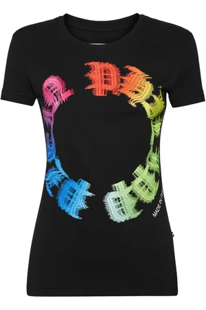 Philipp Plein T-shirt con stampa Rainbow Gothic Plein