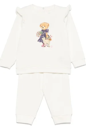 Ralph Lauren Tuta sportiva con stampa Polo Bear