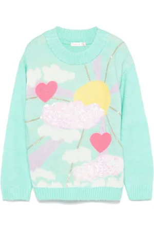 Billieblush Maglione con motivo jacquard