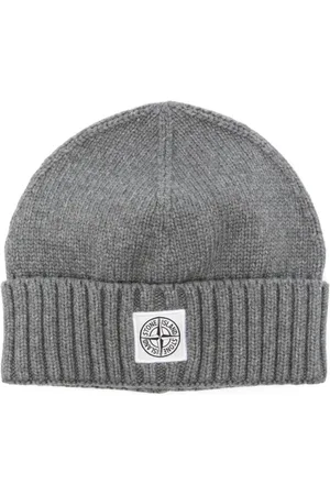Stone Island Berretto con applicazione Compass