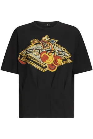 Etro T-shirt con applicazione logo