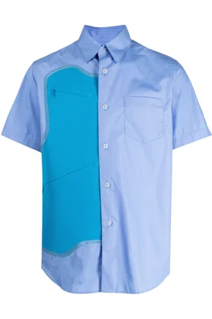 Fumito Ganryu Camicia con inserto a rete