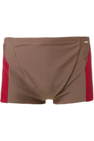 AMIR SLAMA Costume da bagno bicolore