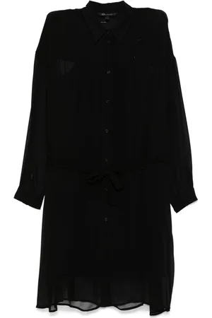 Armani Exchange Abito corto semi trasparente