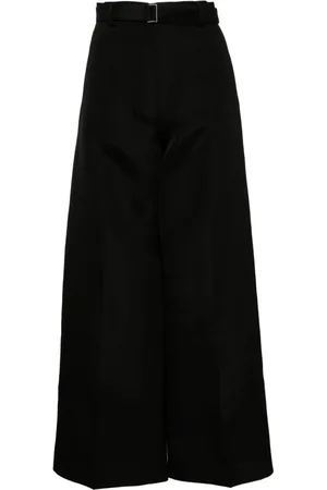SACAI Pantaloni dritti a righe