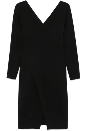 Fendi Abito midi a maniche lunghe