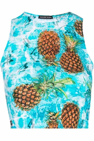 Philipp Plein Top Pineapple Skies corto