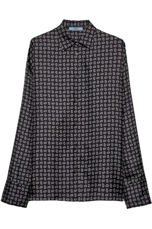 Prada Camicia con stampa paisley