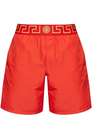 VERSACE Costume da bagno con bordo Greca