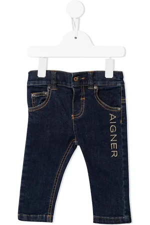 Aigner Jeans dritti con ricamo