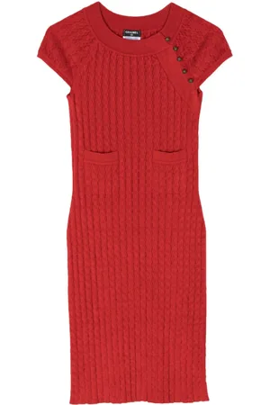 CHANEL Abito midi bouclé
