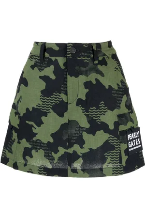 PEARLY GATES Minigonna con stampa camouflage