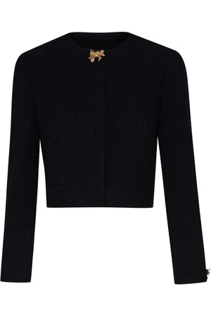 Oscar de la Renta Giacca Bow Button