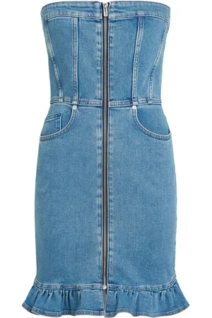 Karl Lagerfeld Abito denim con ruches