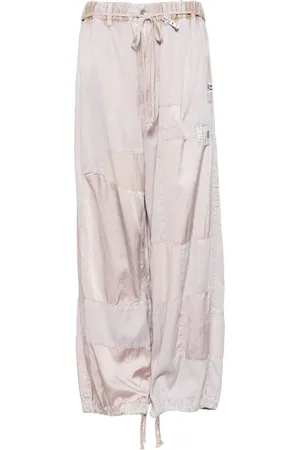 Maison Mihara Yasuhiro Pantaloni dritti con applicazione