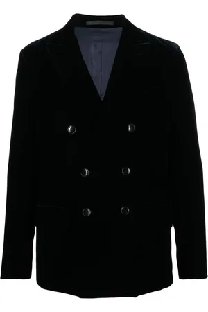 Giorgio Armani Blazer doppiopetto con revers a lancia