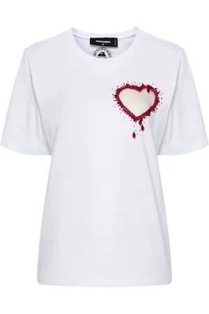 Dsquared2 T-shirt Crystal Heart Easy