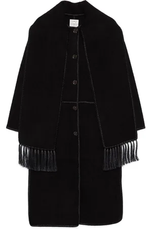 Totême Cappotto con sciarpa ricamata