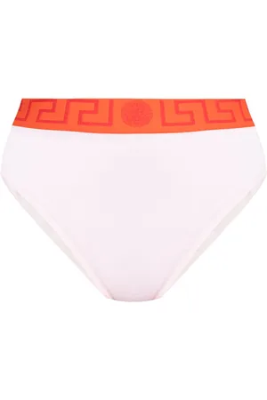 VERSACE Slip con dettaglio Greca