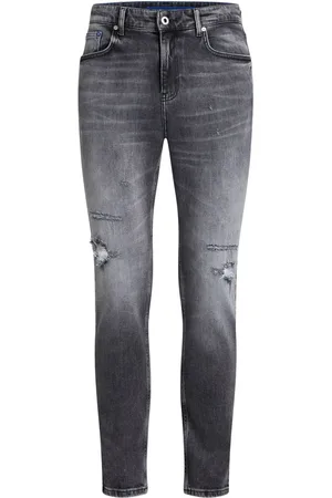 Karl Lagerfeld Jeans dritti con effetto vissuto