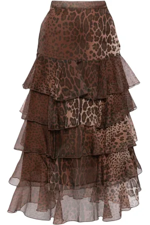 Cynthia Rowley Gonna con ruches