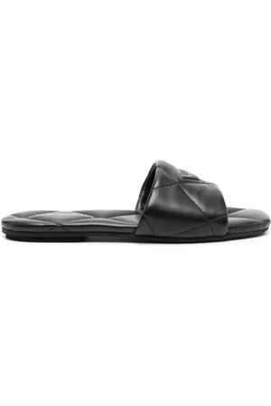 Emporio Armani Sandali trapuntati con motivo aquila