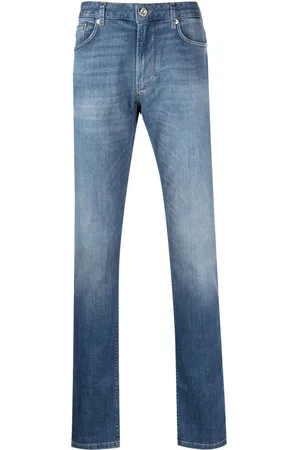 Emporio Armani Jeans dritti con effetto schiarito