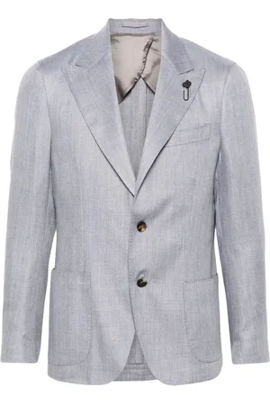 LARDINI Blazer con spilla