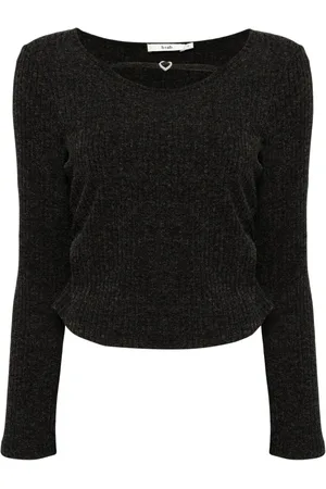 B+AB Top a coste con dettaglio cut-out
