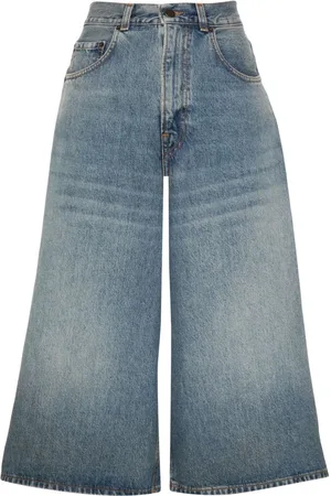 haikure Shorts denim al ginocchio