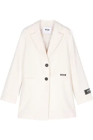 Msgm Cappotto con ricamo